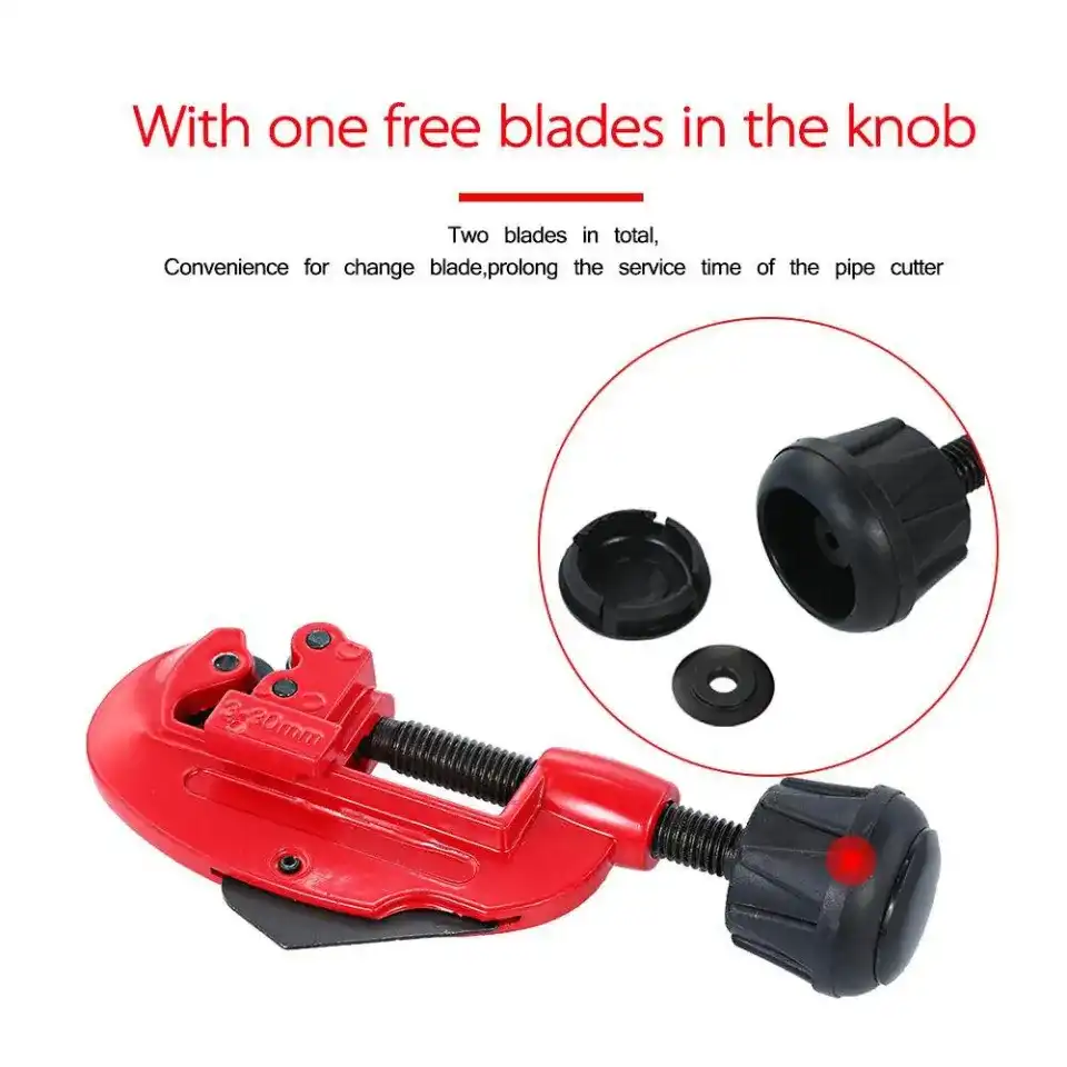 1PC Heavy Duty Pipe Cutter 1/8 to 1-1/8 Inch(3 to 28 mm) for Copper Aluminum Stainless Steel Tubing Cutting Tool